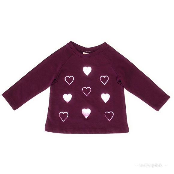 Gymboree Heart Sweatshirt Long Sleeve Pullover Nwt